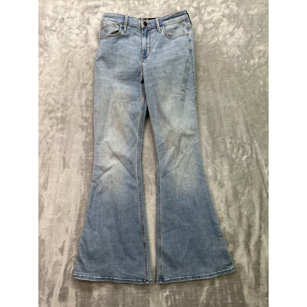 Hollister High Rise Vintage Flare Jeans Classic Stretch Size W26 L30 Bell Bottom